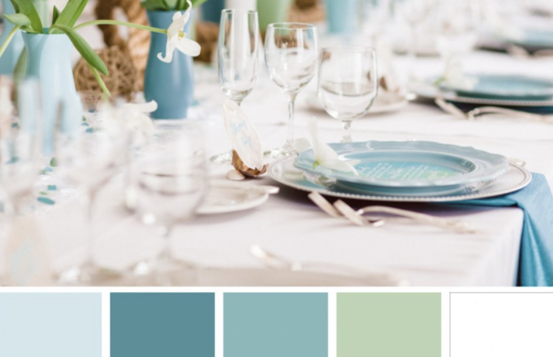 Wedding Colours Jade Tones