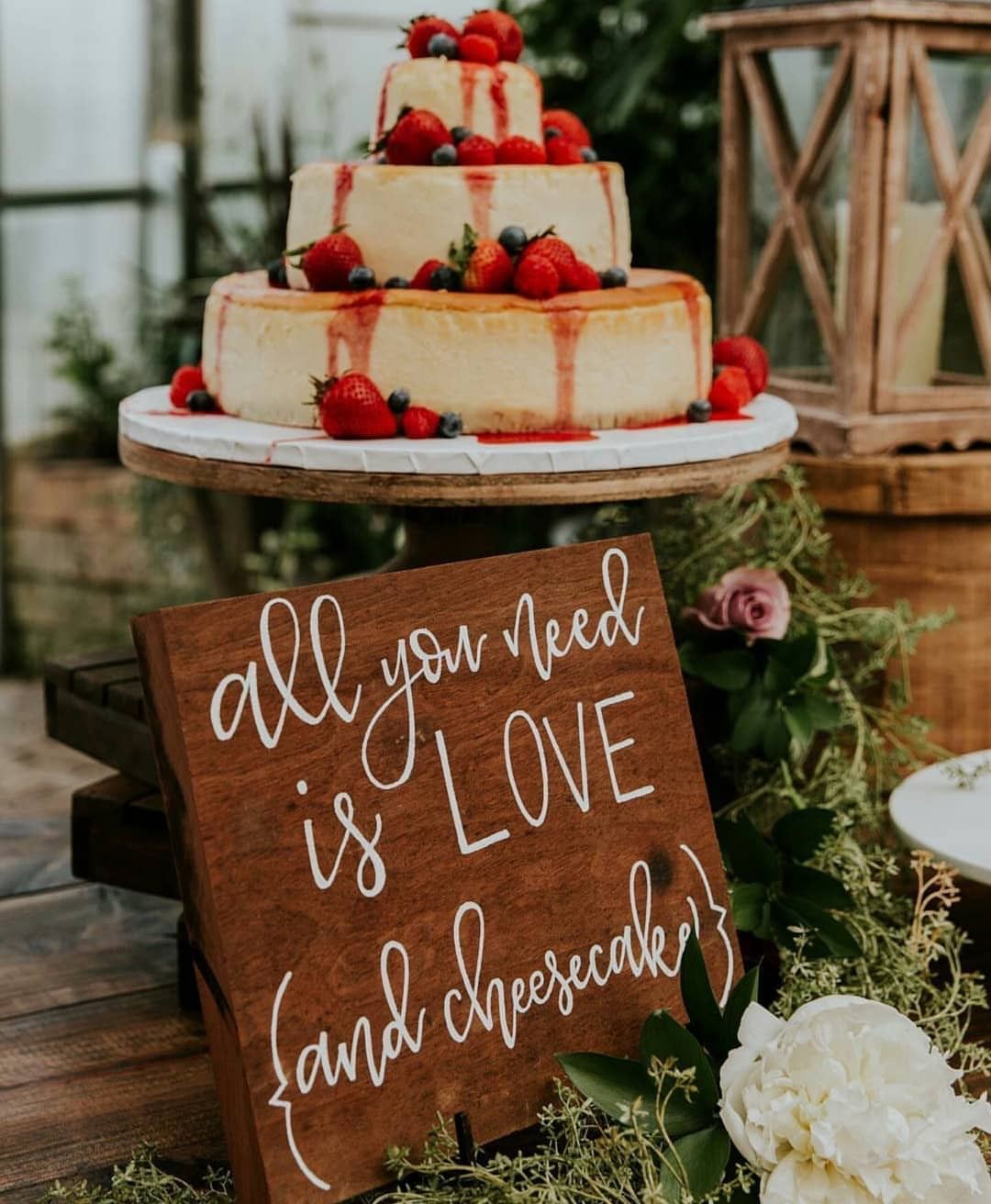 Lanzarote Wedding Cheesecake