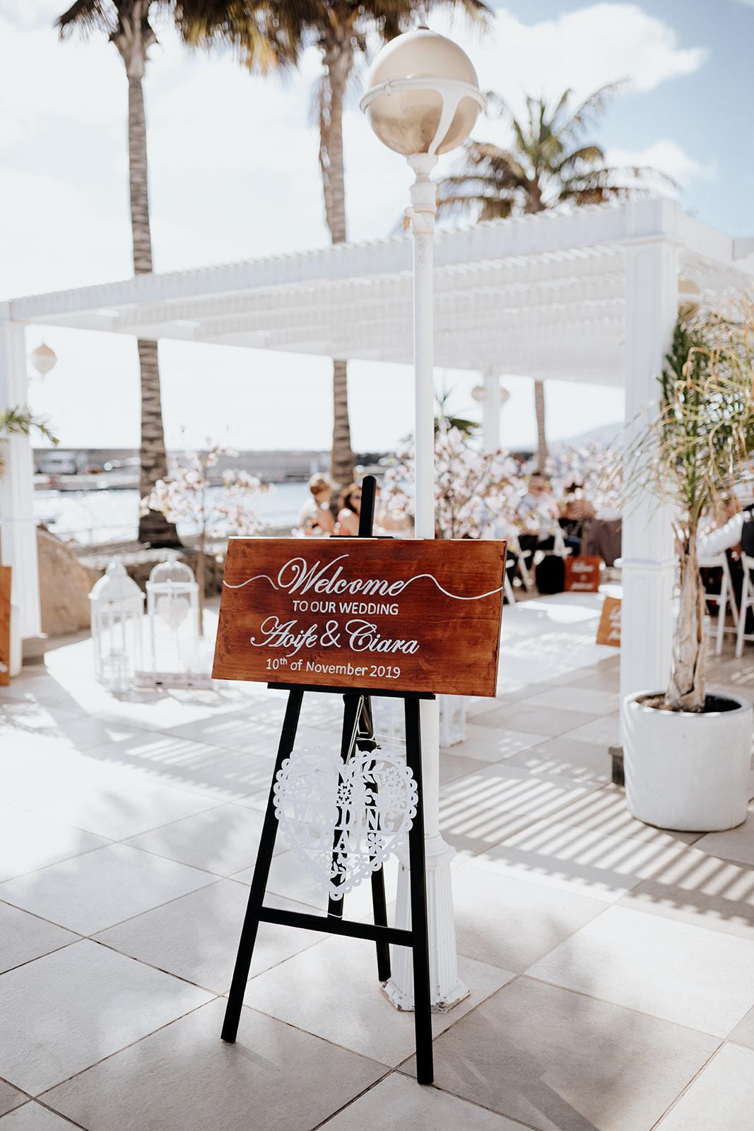 Lanzarote Wedding Signs